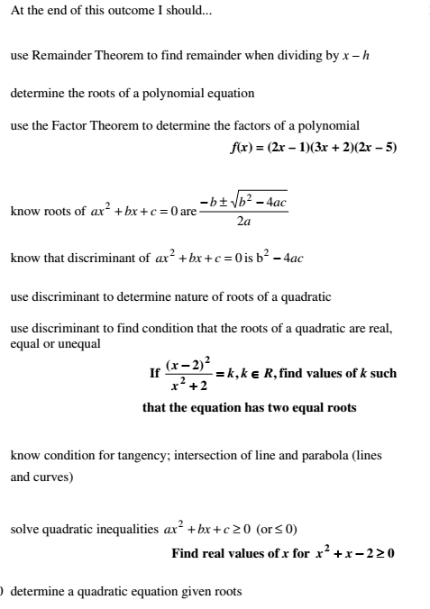 polynomials